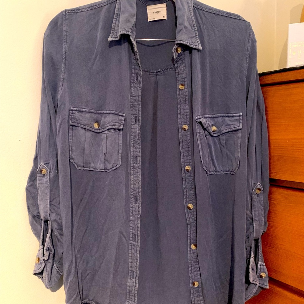 Harper Button-Down, Long-sleeve Shirt